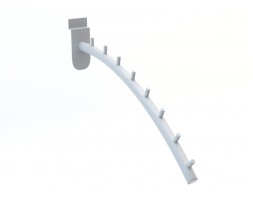 Front Faceout Bend, 8-Pin, Ø25mm, 30cm, Chrome